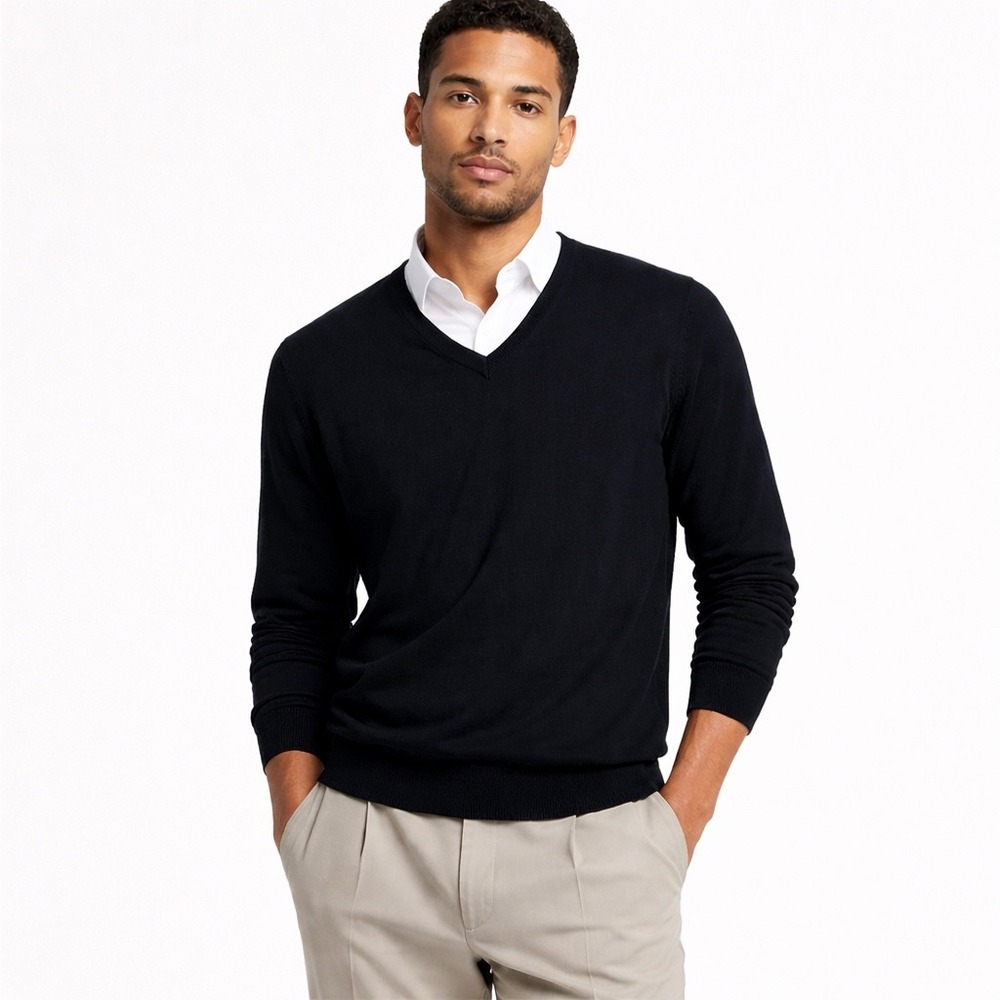 VTG Brooks Brothers 346 Men 100% Merino Wool Sweater L Preppy Academia Old Money